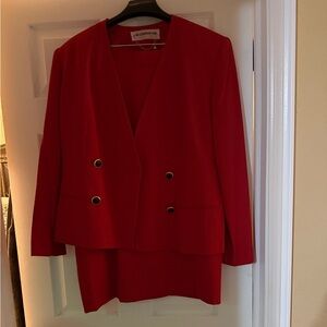 Liz Claiborne Vibrant Red Blazer